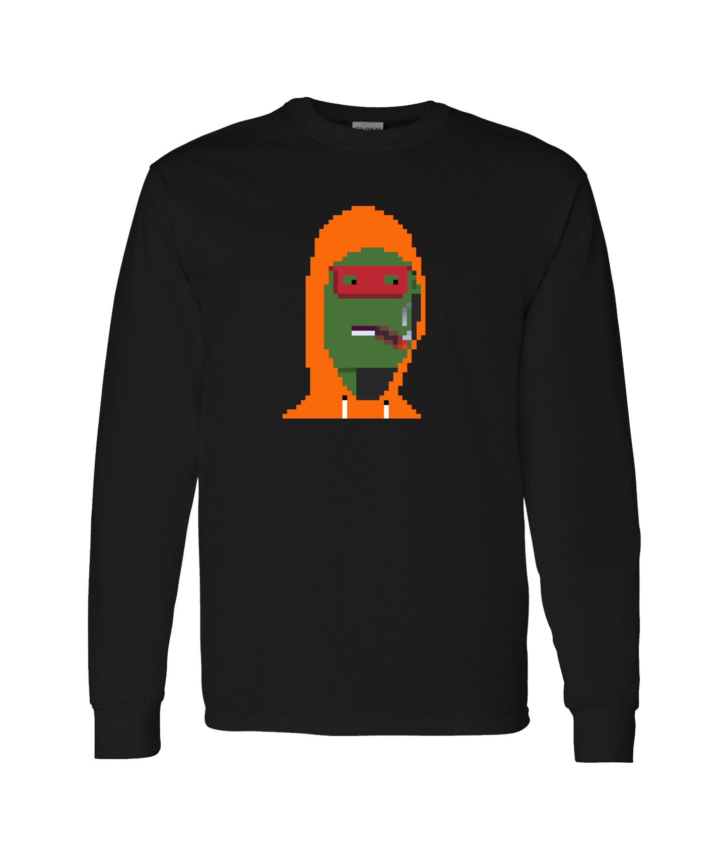 Aaqil Ali - 8-BIT - Black Long Sleeve T