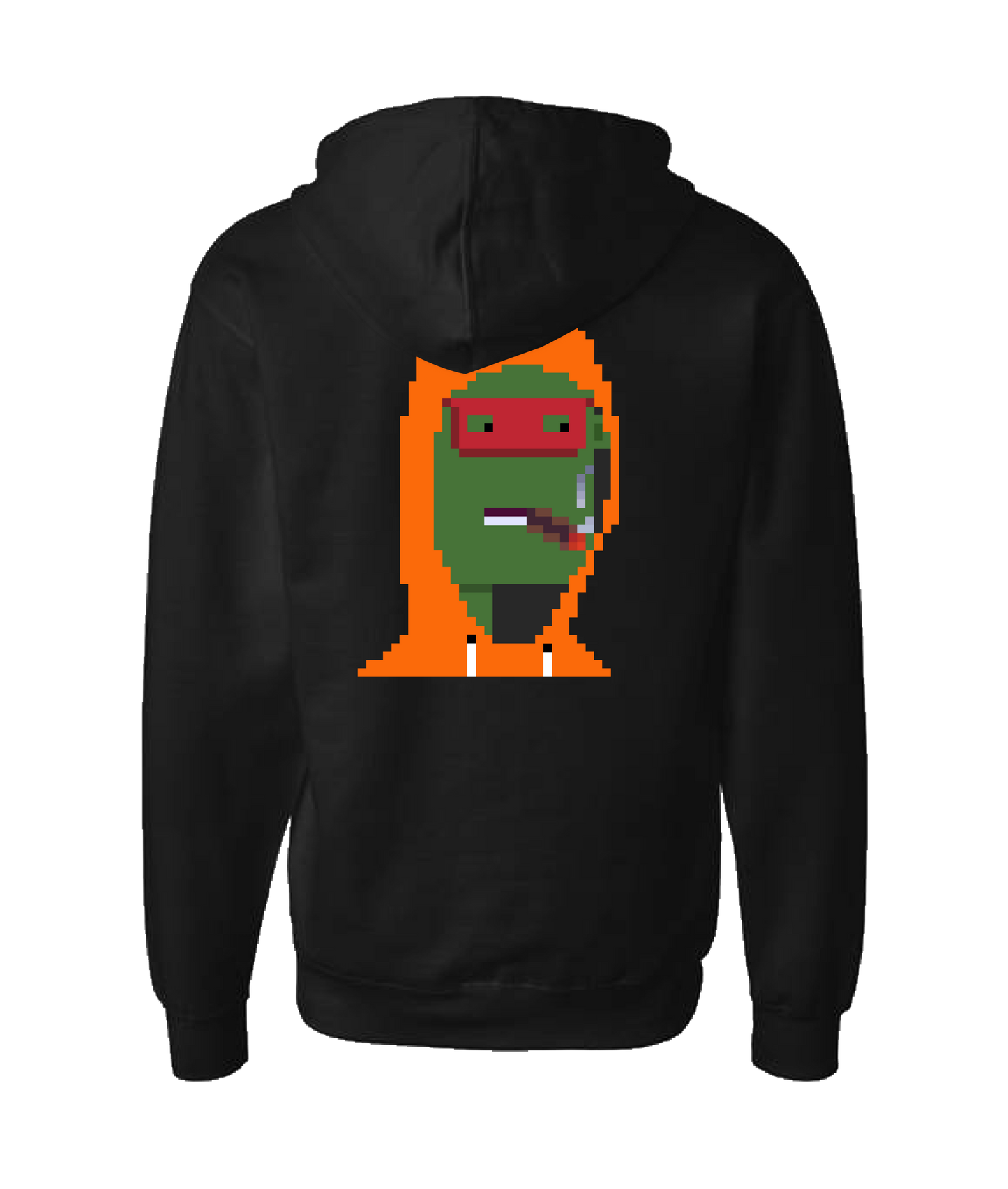 Aaqil Ali - 8-BIT - Black Zip Up Hoodie