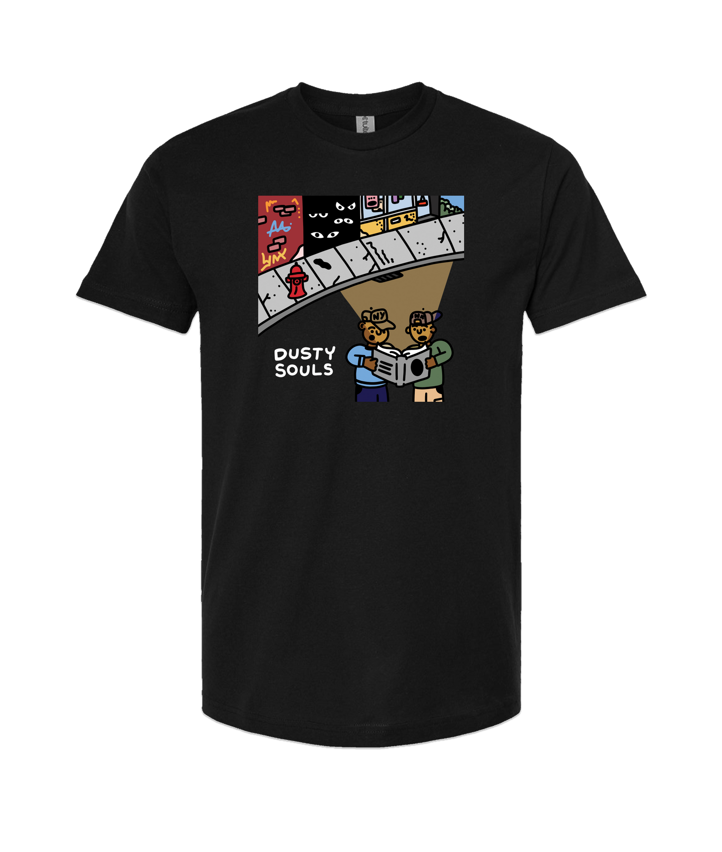 Aaqil Ali - Dusty Souls - Black T Shirt