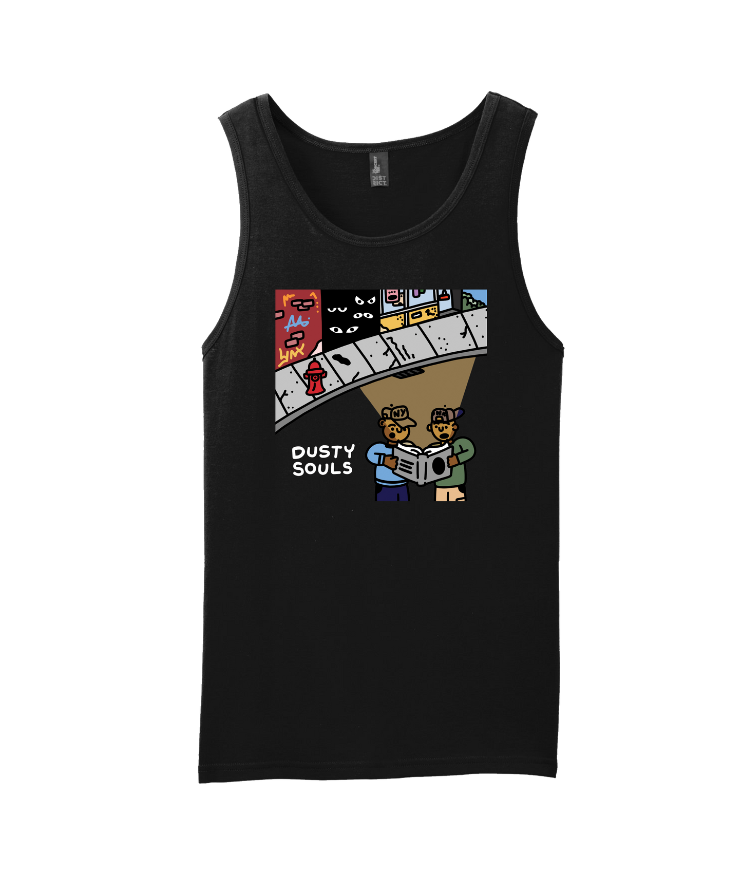 Aaqil Ali - Dusty Souls - Black Tank Top