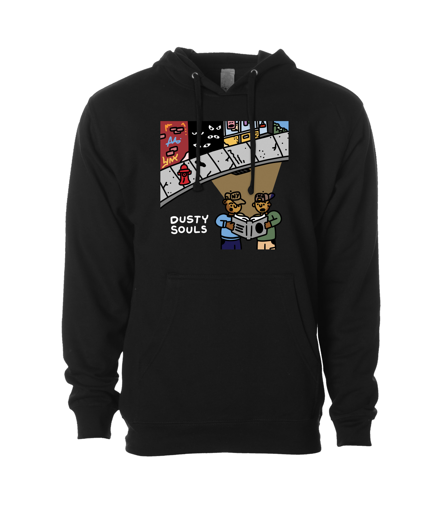 Aaqil Ali - Dusty Souls - Black Hoodie