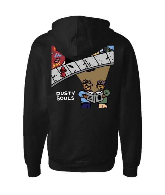 Aaqil Ali - Dusty Souls - Black Zip Up Hoodie