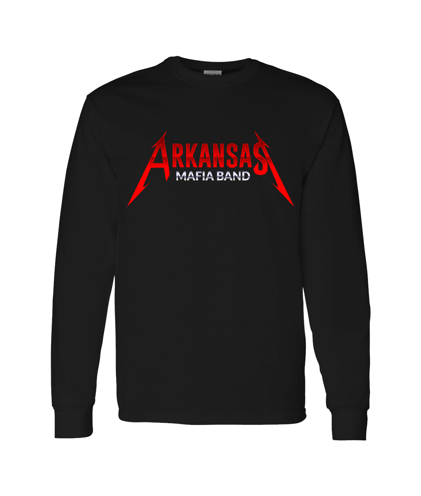 Arkansas Mafia Band - LOGO 1 - Black Long Sleeve T
