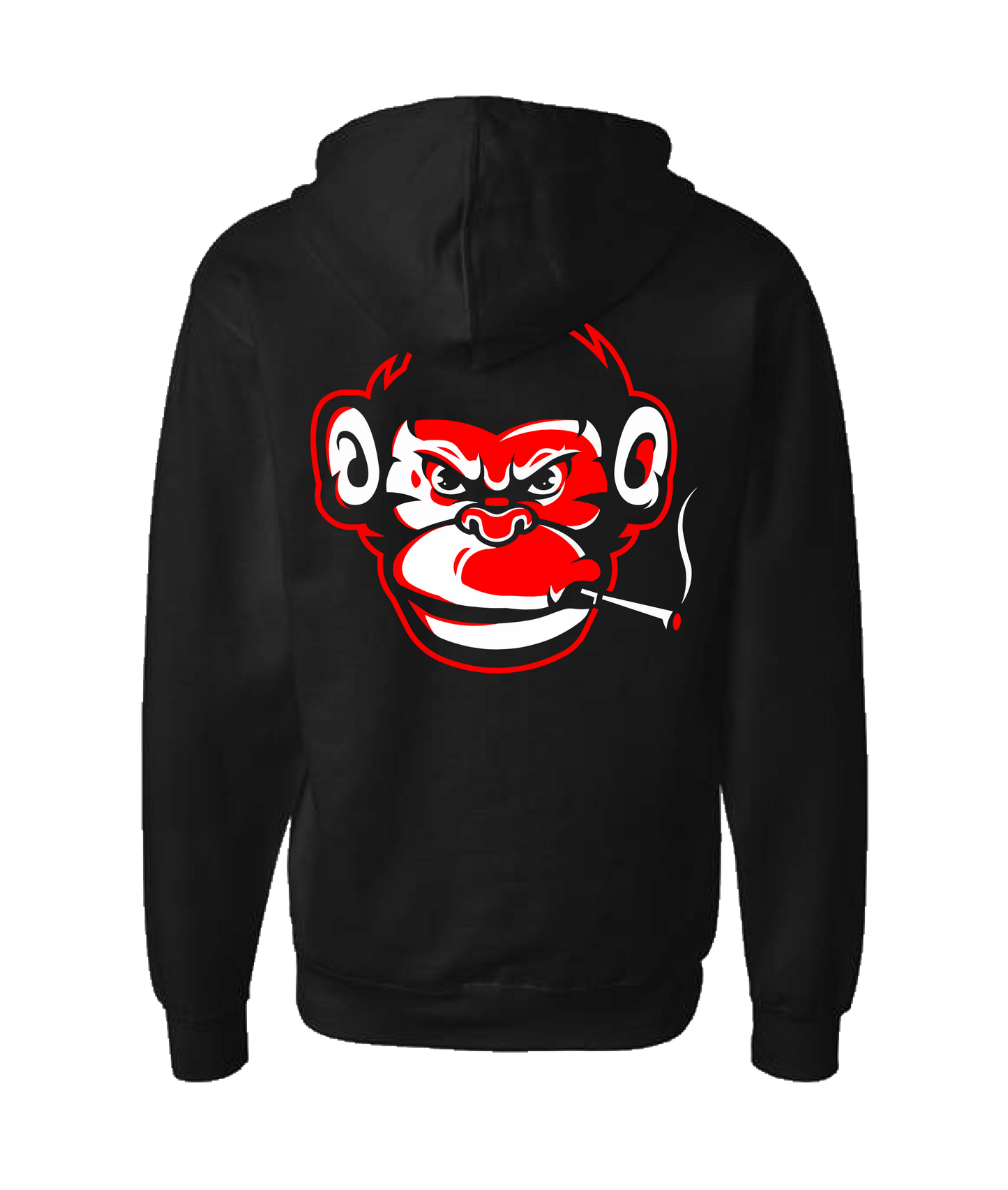 AudioMonkeys - Mean Muggin - Black Zip Up Hoodie