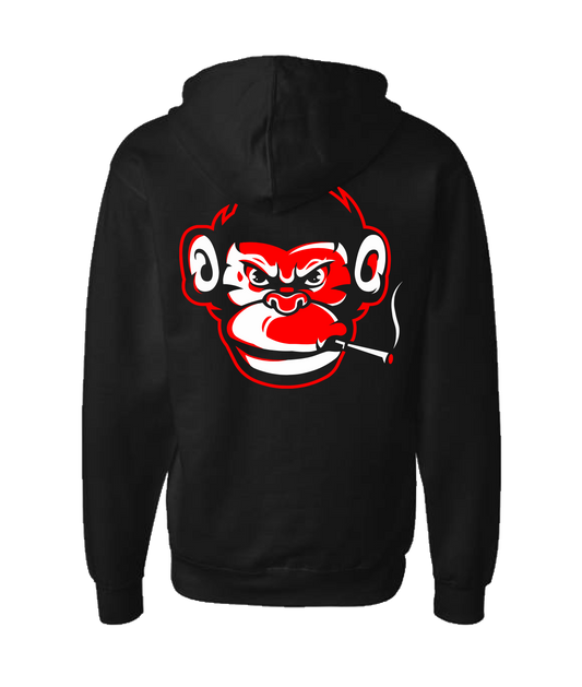 AudioMonkeys - Mean Muggin - Black Zip Up Hoodie