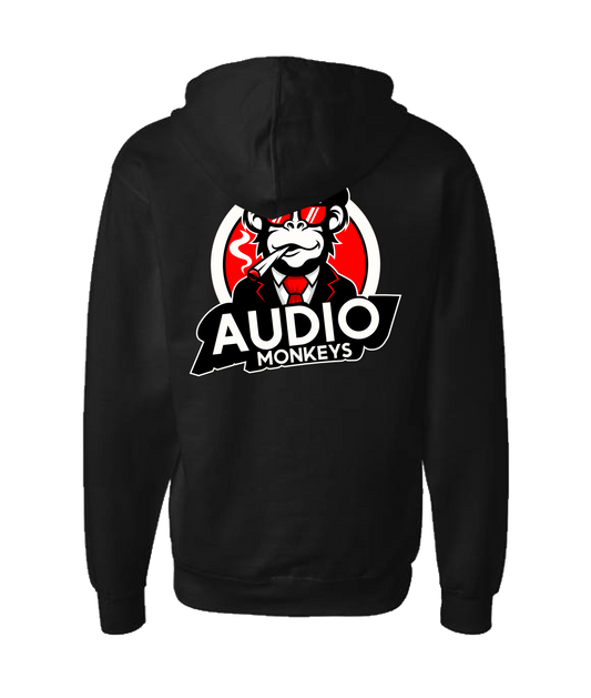 AudioMonkeys - Party Monkey - Black Zip Up Hoodie