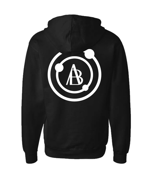 ANGEL BARBOSA - DESIGN 1 - Black Zip Up Hoodie
