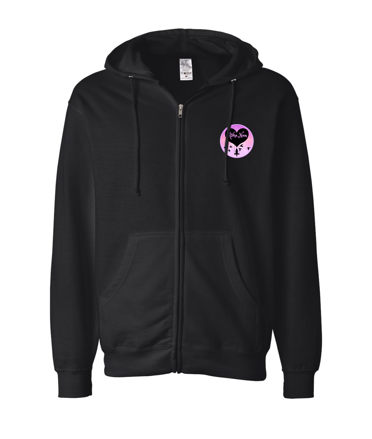 Asha Nan - Logo - Black ZHood