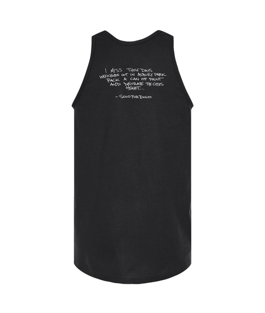 Asbury Rising - Quote - Black Logo Tank Top