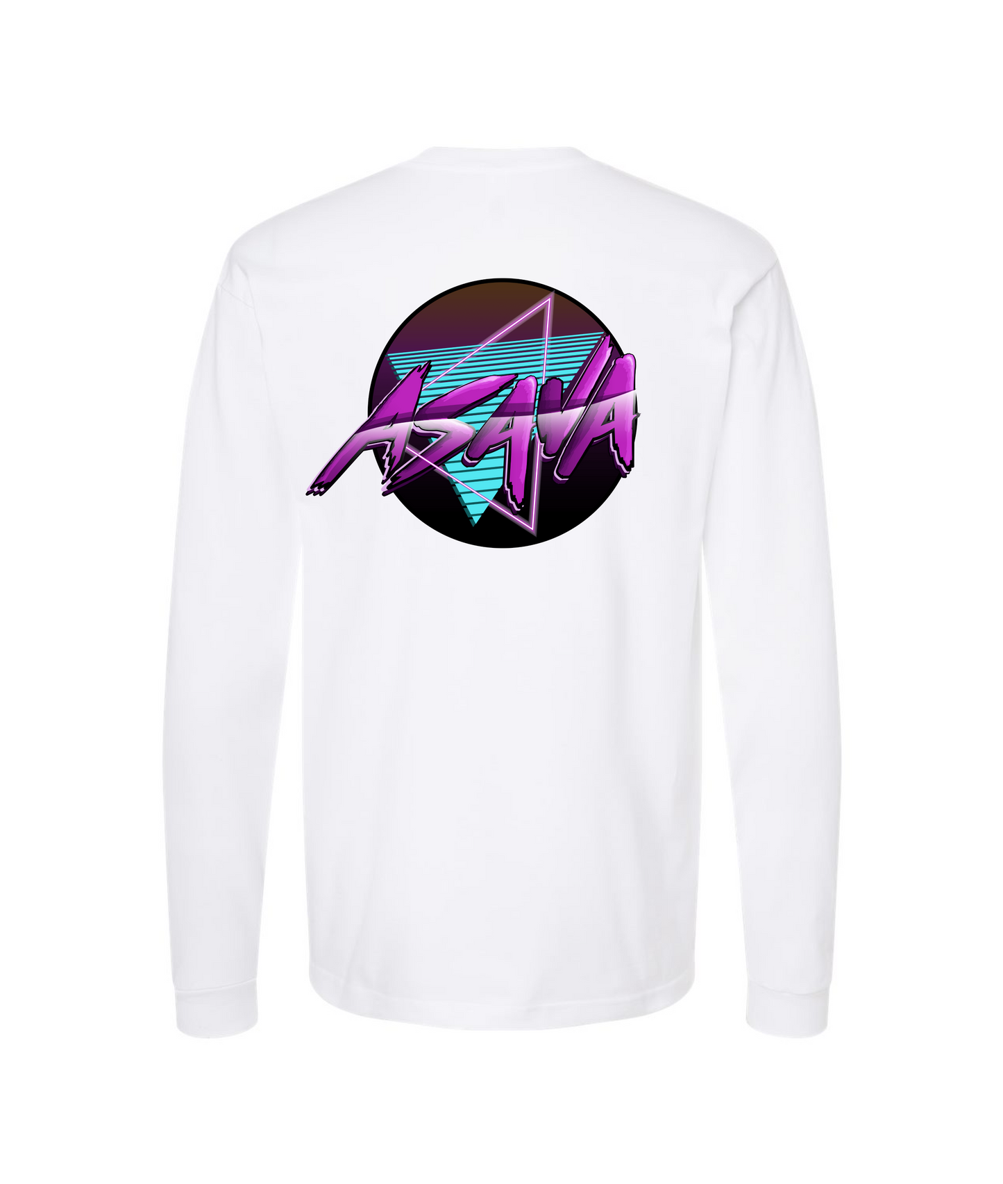 ASAVA - CIRCLE LOGO - White Long Sleeve T