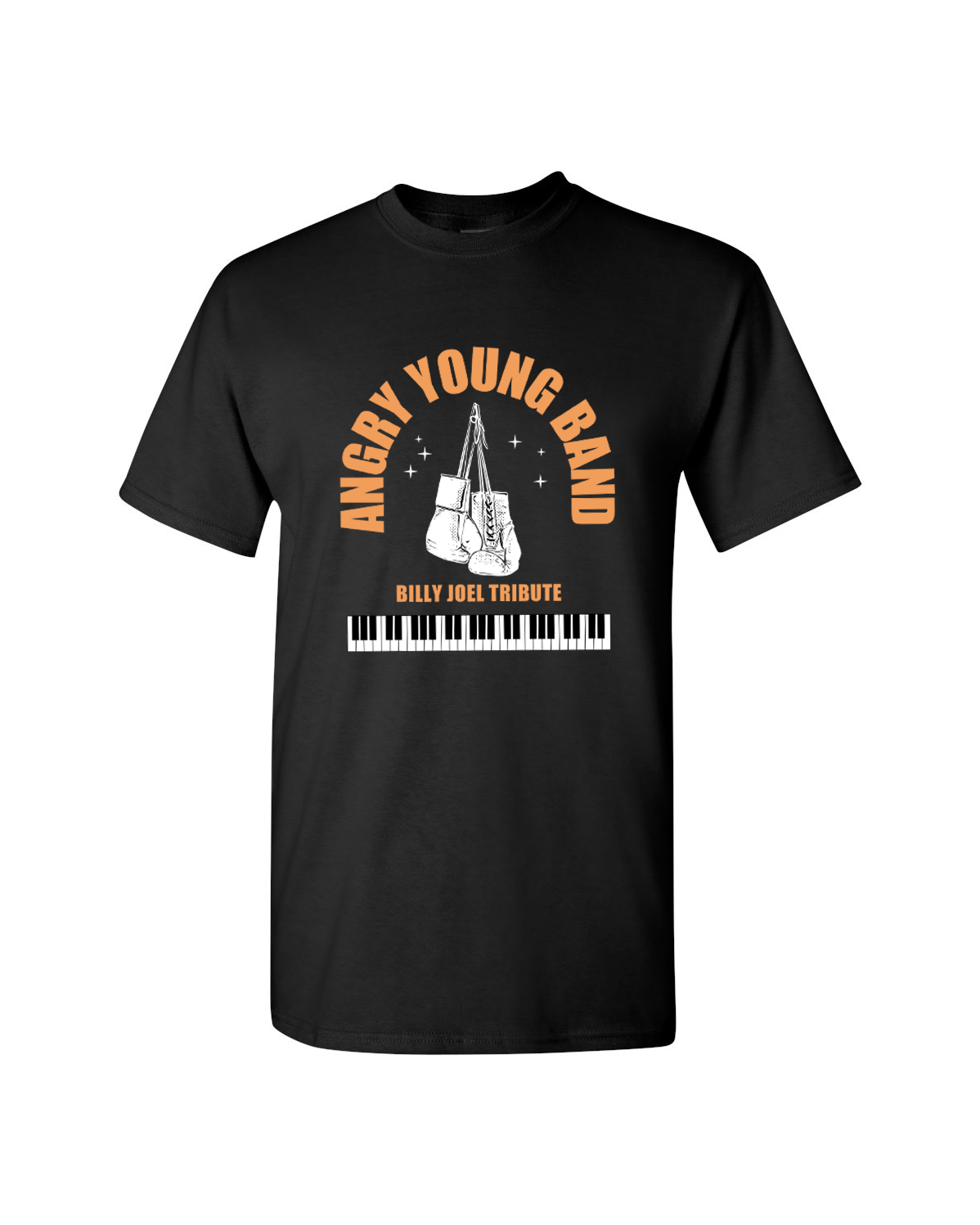 Angry Young Band - Black/Orange T-Shirt