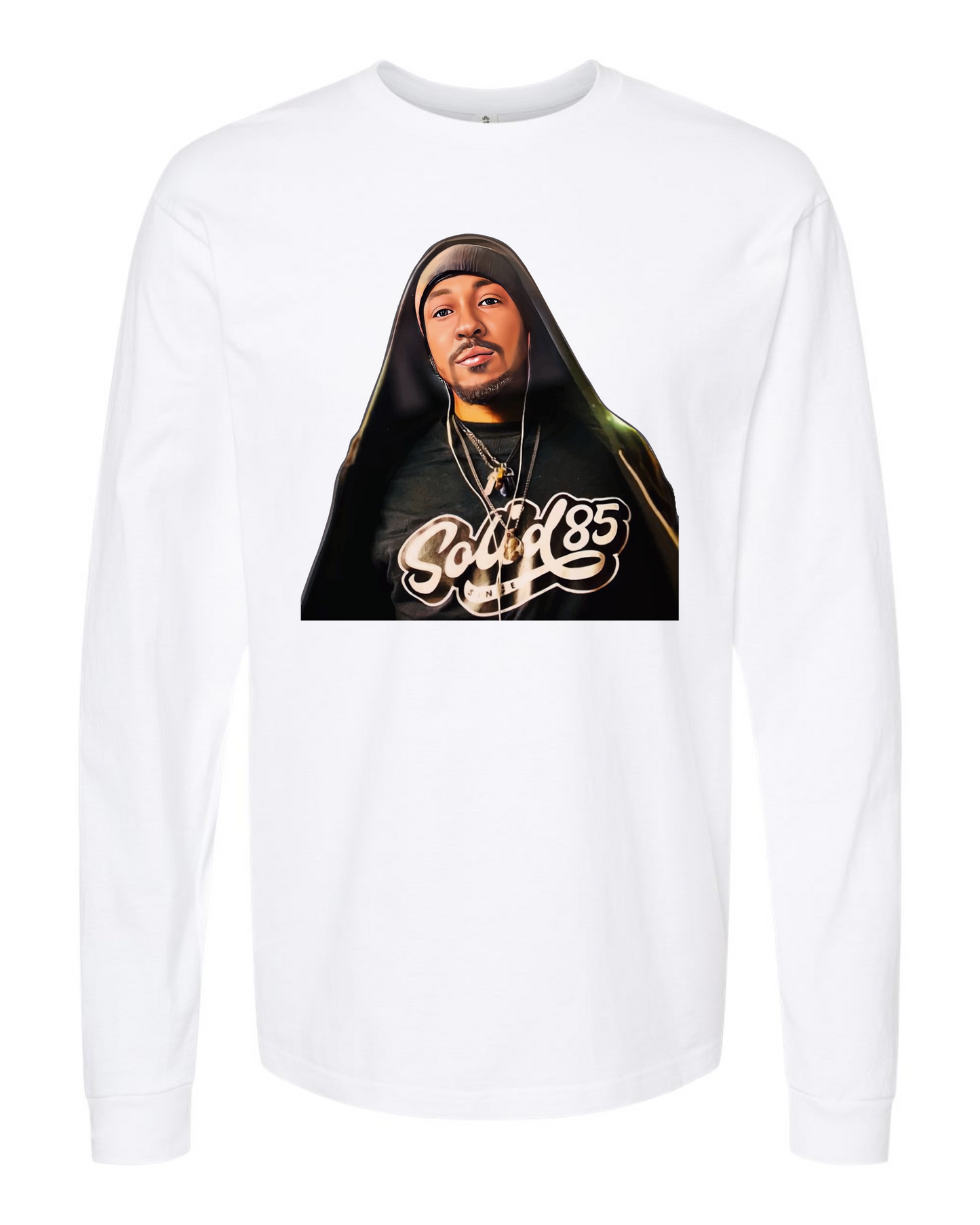 Buzzi3 G. - Willie Whitaker Jr - White Long Sleeve T
