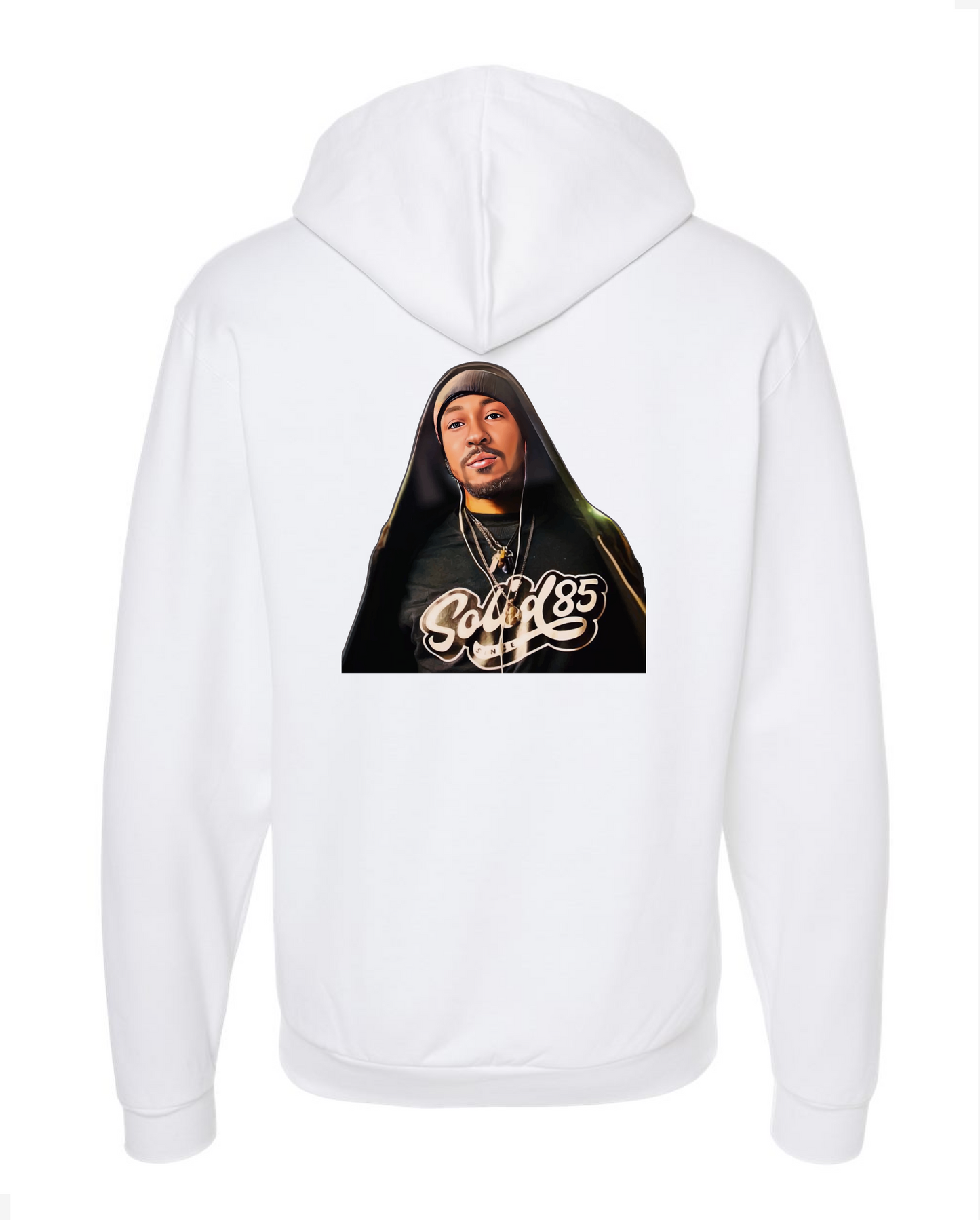 Buzzi3 G. - Willie Whitaker Jr - White Zip Hoodie