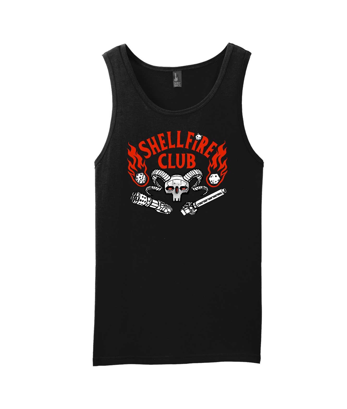 Battle Bound - Shellfire Club (red) - Black Tank Top