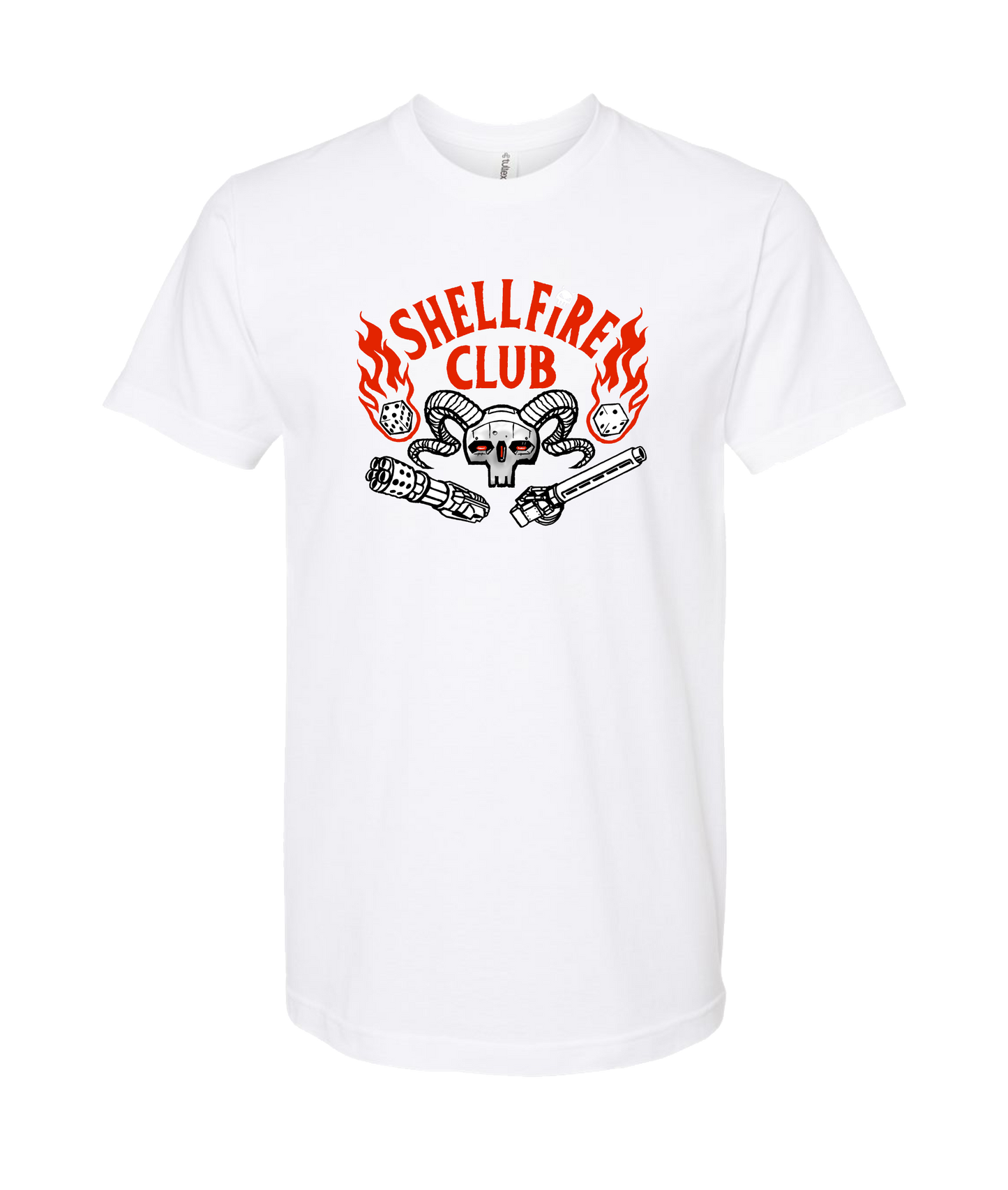 Battle Bound - Shellfire Club (red) - White T Shirt