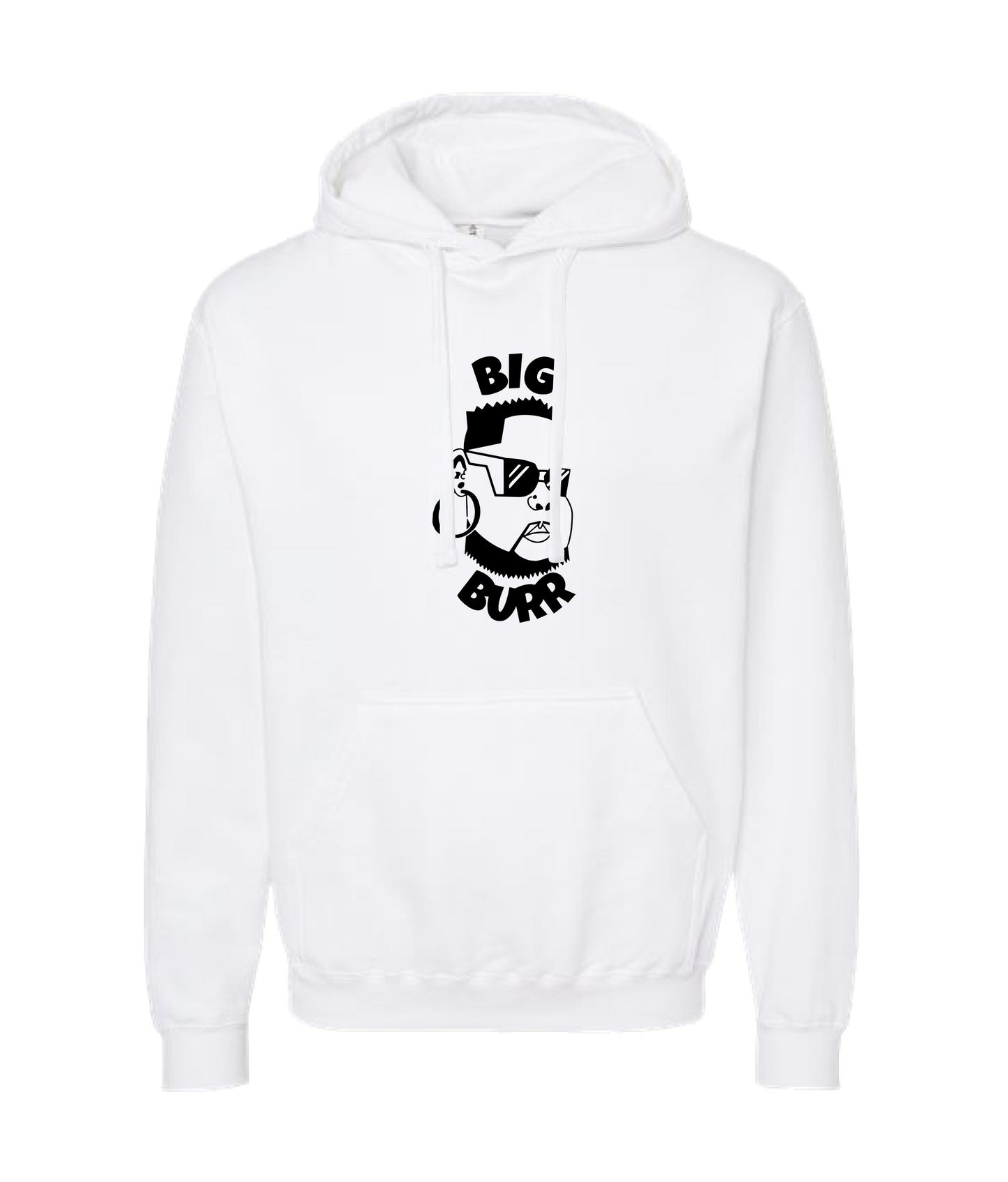 Big Burr - White Hoodie