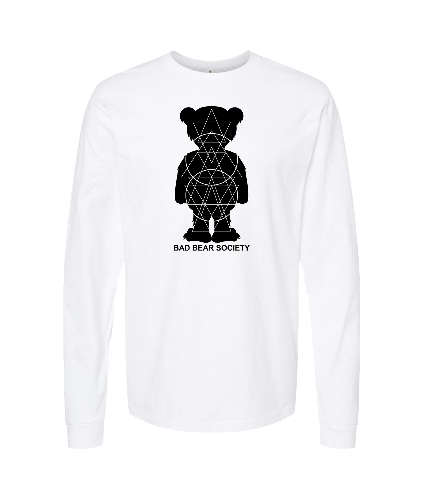 Big Purr - Bear - White Long Sleeve T
