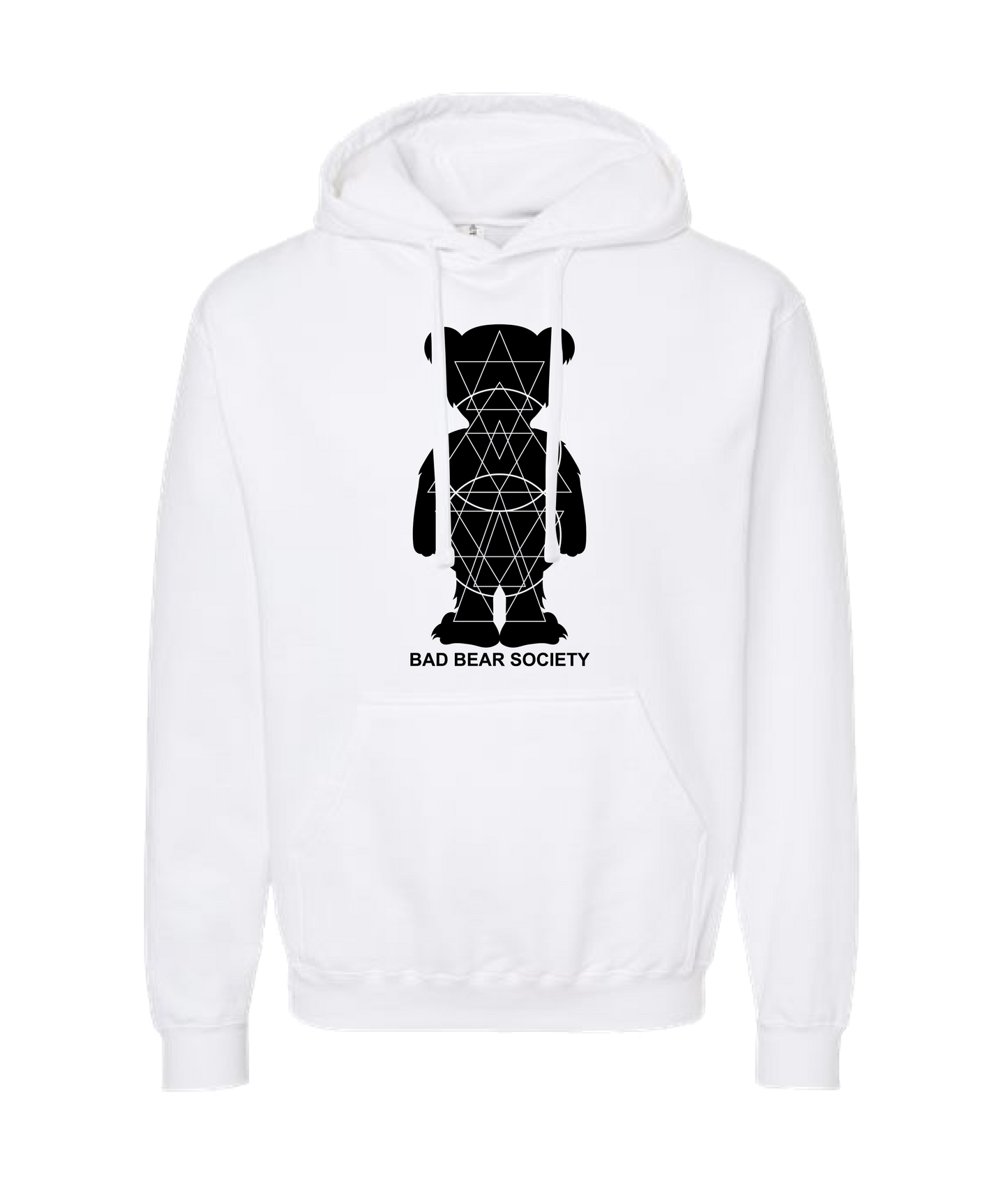 Big Purr - Bear - White Hoodie