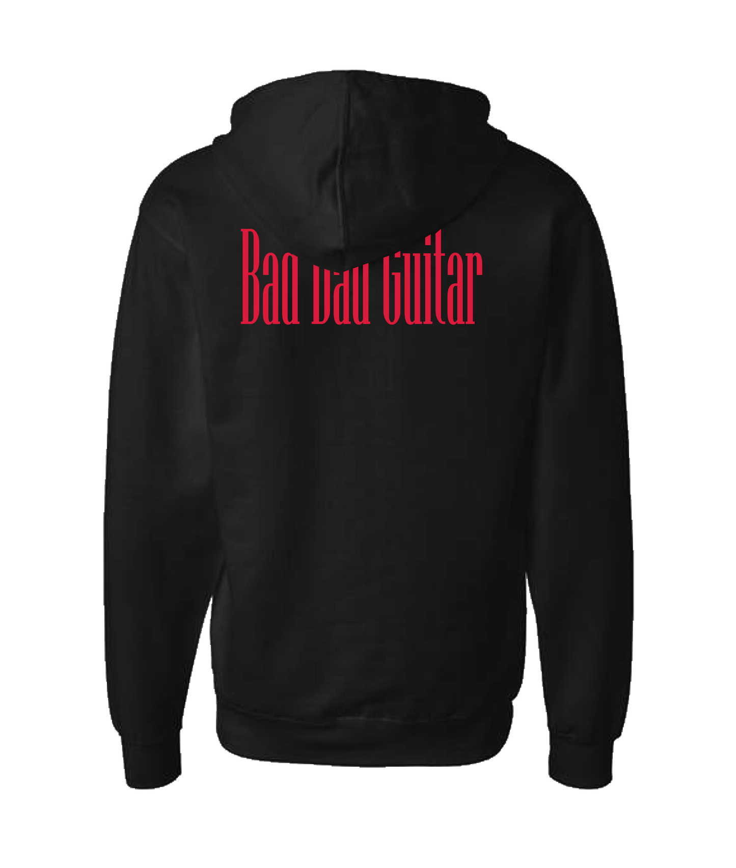 Bad Dad Guitar - Bad Dad Guitar Collection - Black Zip Up Hoodie
