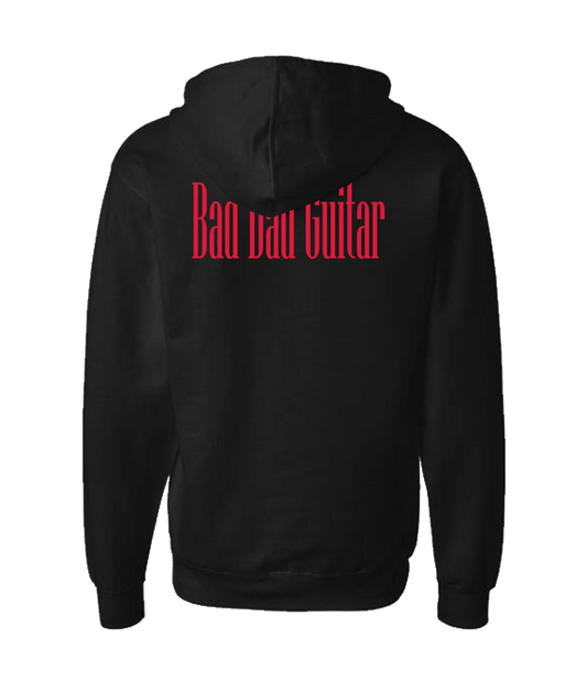 Bad Dad Guitar - Bad Dad Guitar Collection - Black Zip Up Hoodie