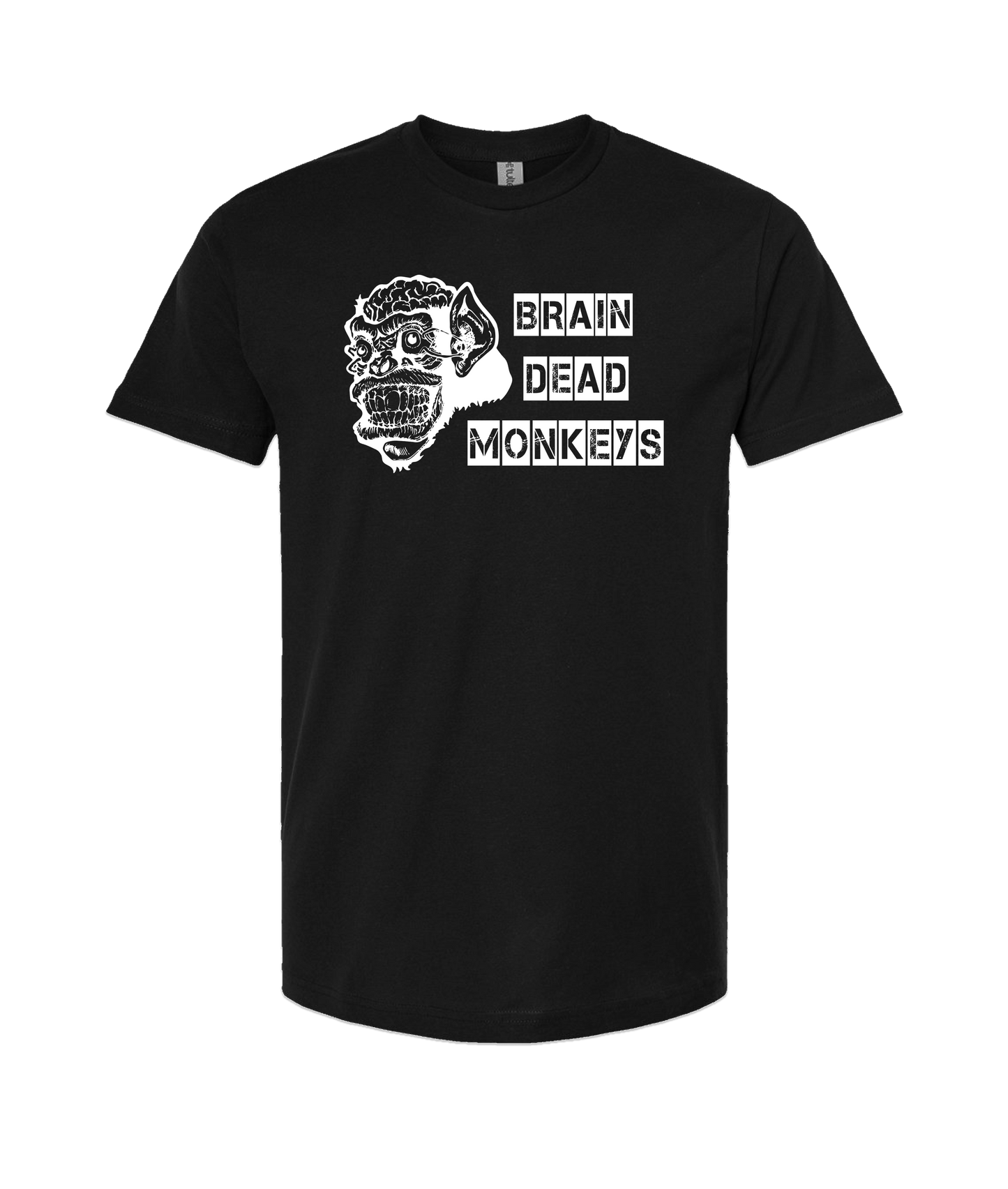 Brain Dead Monkeys - Monkey - Black T Shirt