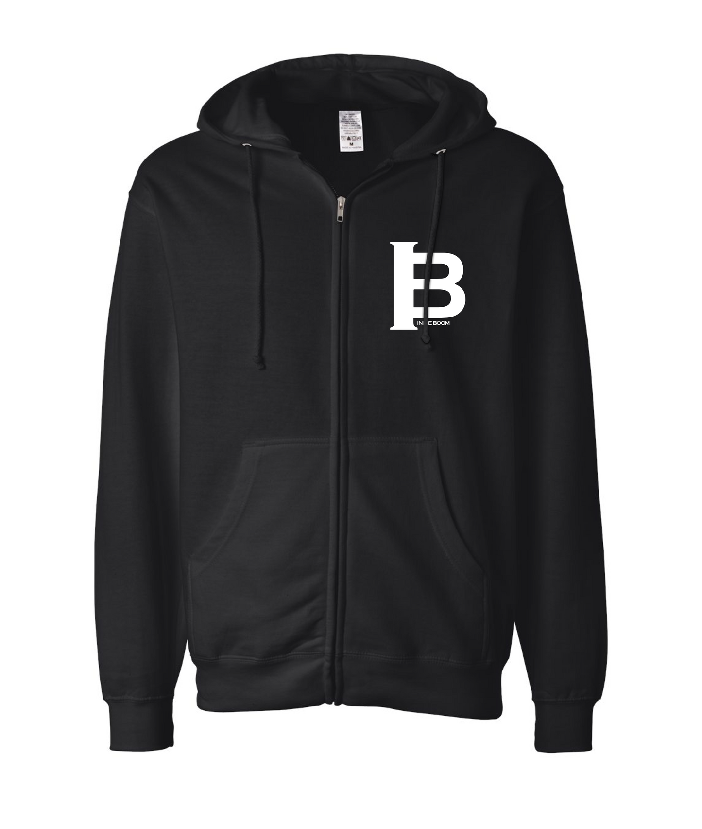 Born Divine - Indie - Black Zip Up Hoodie