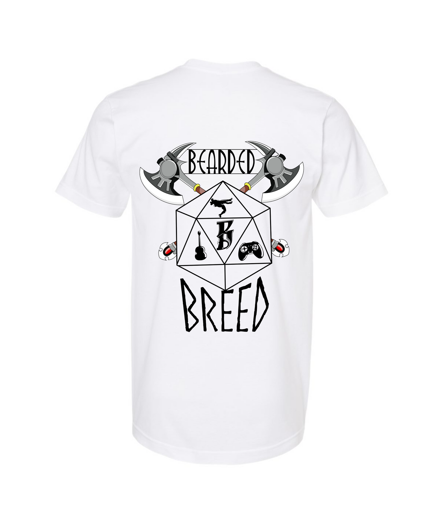 BeardedBreed shop - MPN: Origins - White T Shirt