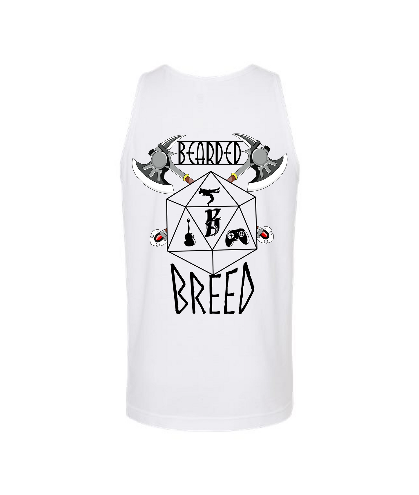 BeardedBreed shop - MPN: Origins - White Tank Top