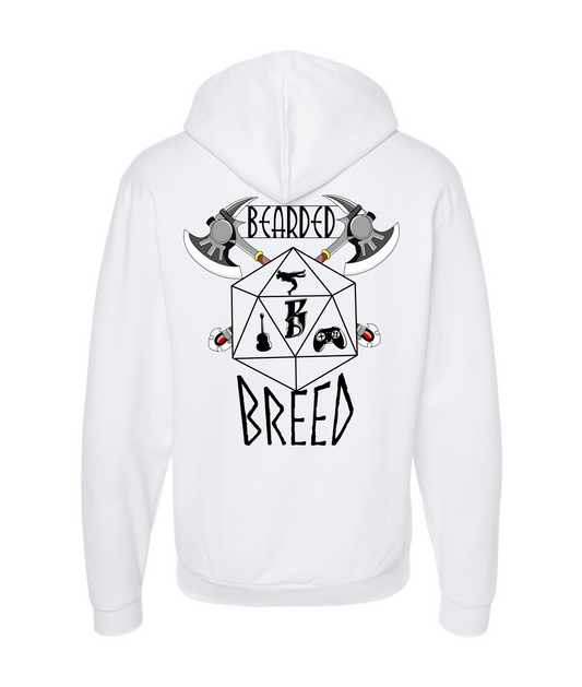 V-BEBSTOP - MPN: Origins - White Zip Up Hoodie