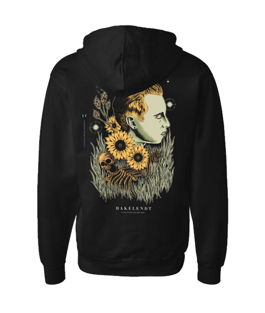 Bakelendt - Beautiful Terror Cadaver - Black Zip Up Hoodie