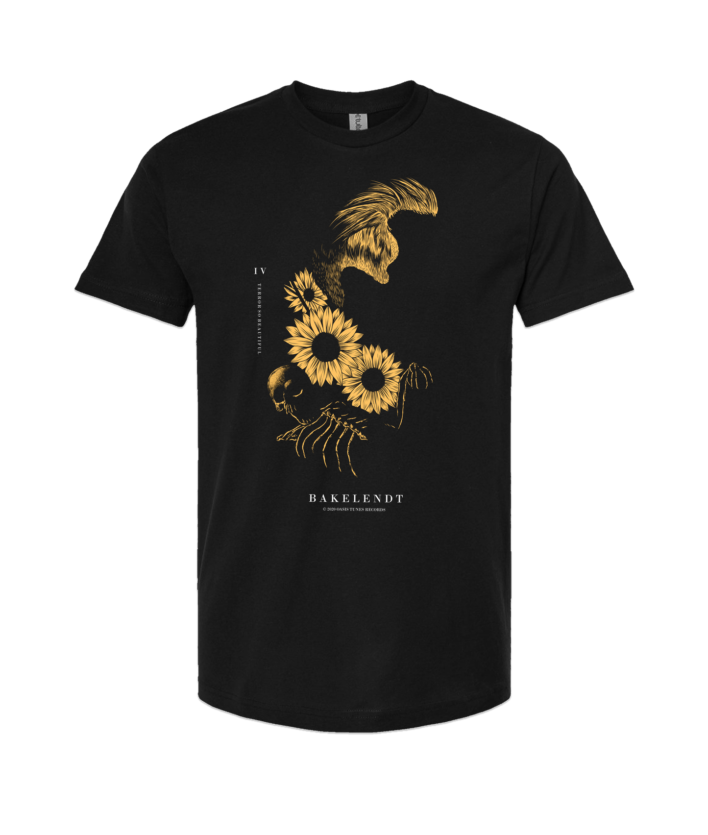 Bakelendt - Beautiful Terror Ghost - Black T Shirt