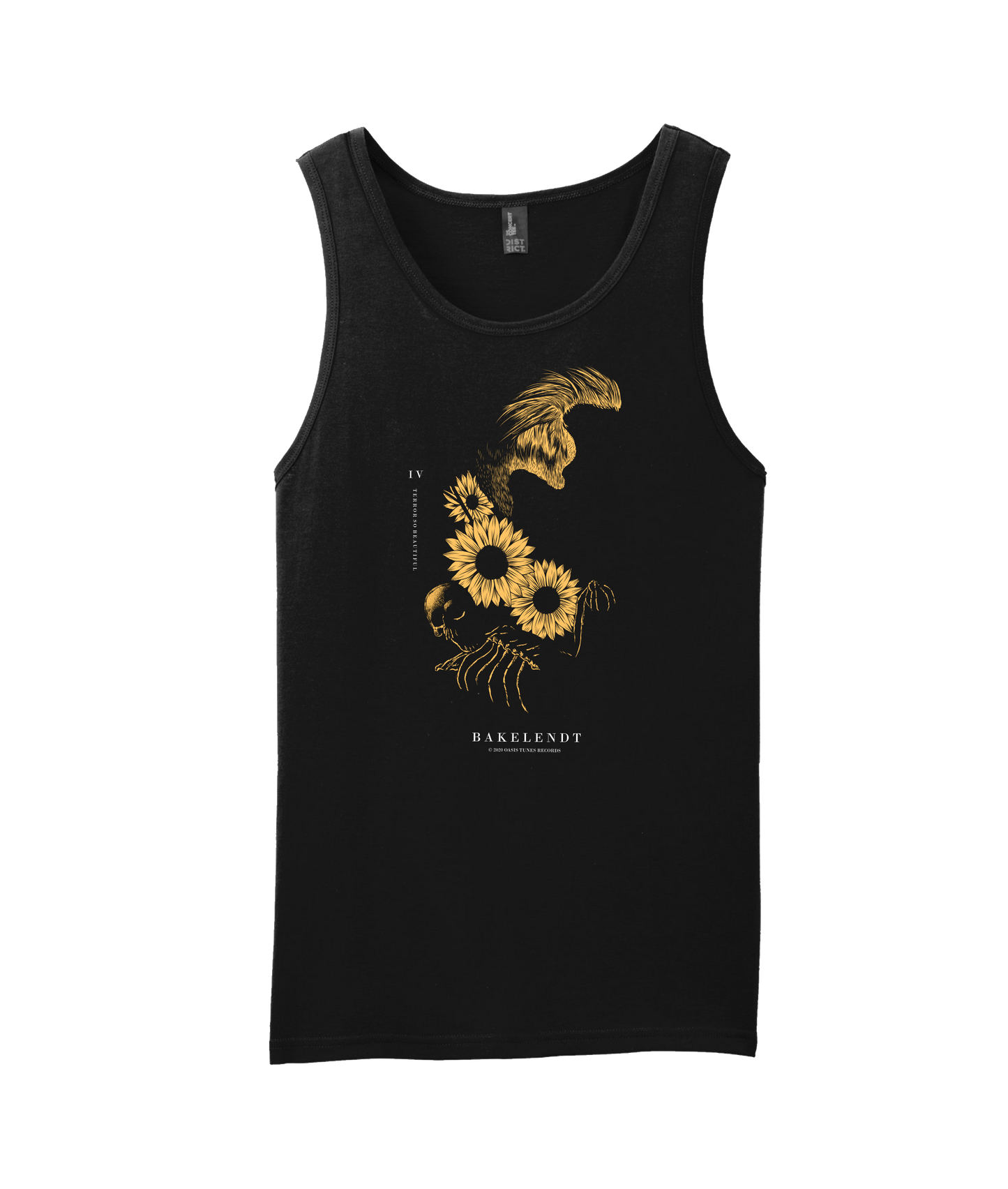 Bakelendt - Beautiful Terror Ghost - Black Tank Top