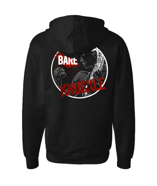 Bare Knuckle Management - Bare Knuckle - Black Zip Up Hoodie