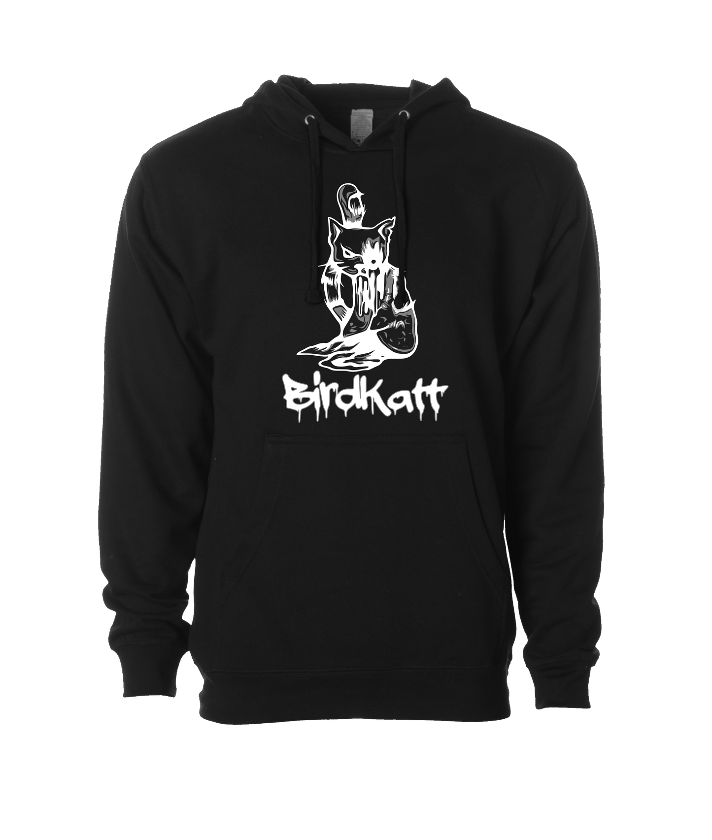 BirdKatt - B&W BKATT - Black Hoodie