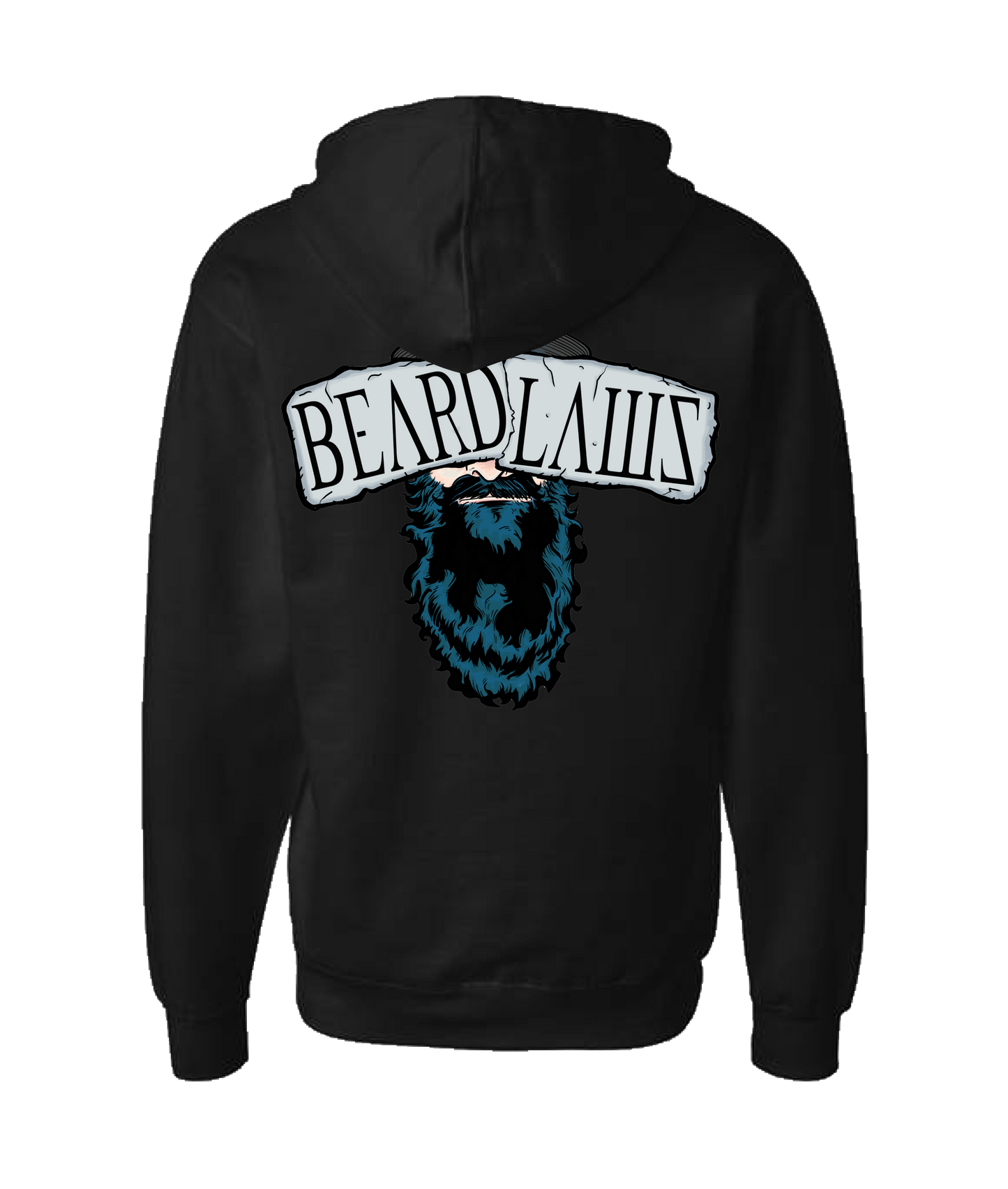 Beard Laws - Beard! - Black Zip Up Hoodie