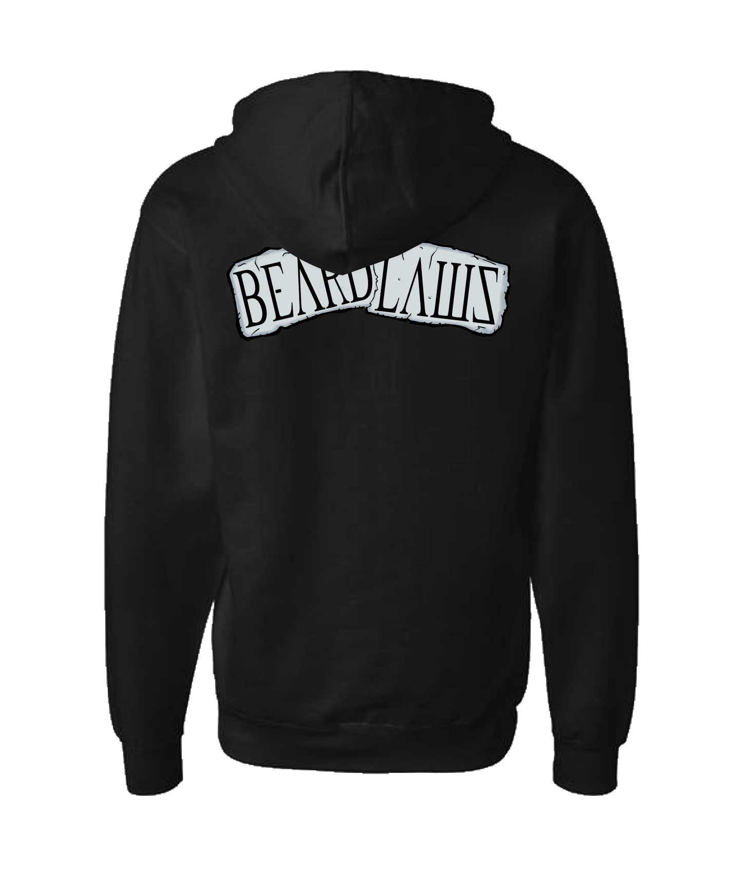 Beard Laws - Logo - Black Zip Up Hoodie
