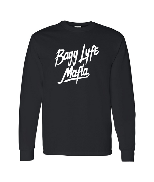 Bagglyfe Mafia Clothing - Logo - Black Long Sleeve T