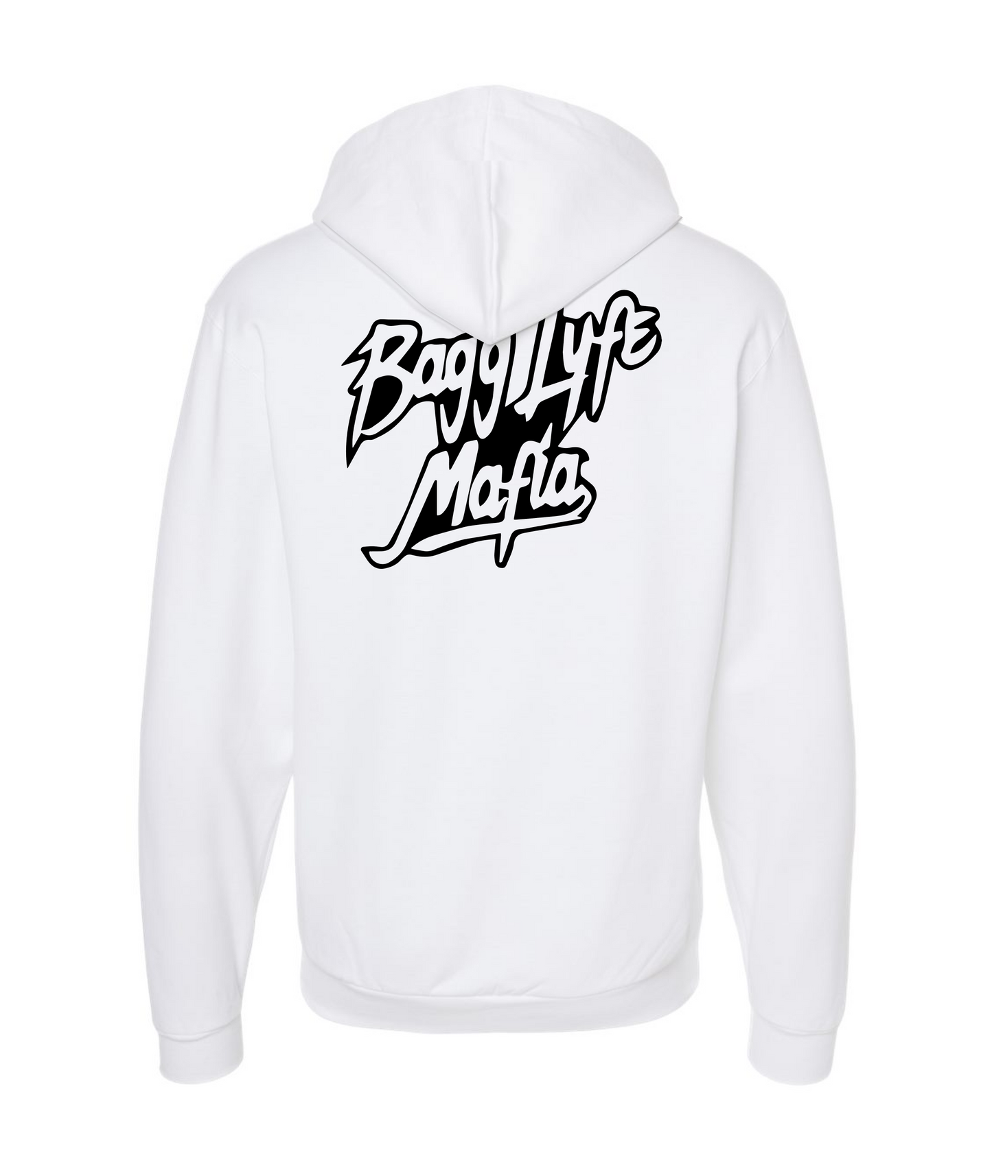 Bagglyfe Mafia Clothing - Logo White ZHood