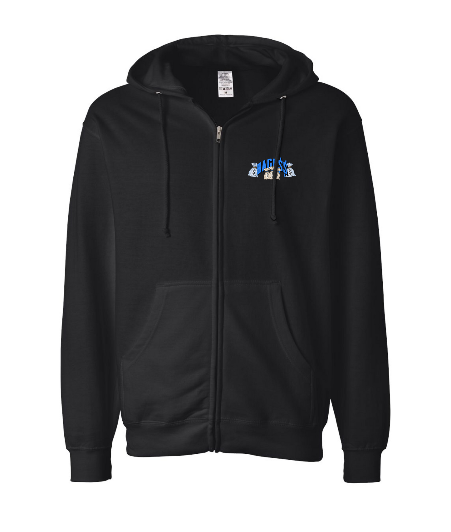 Bagglyfe Mafia Clothing - BAGG$$ - Black ZHood