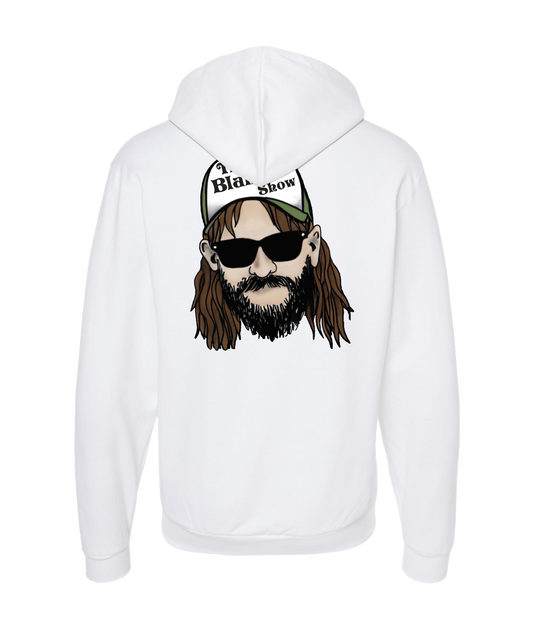 V-BLSSTOP - TRUCKER HAT - White Zip Up Hoodie