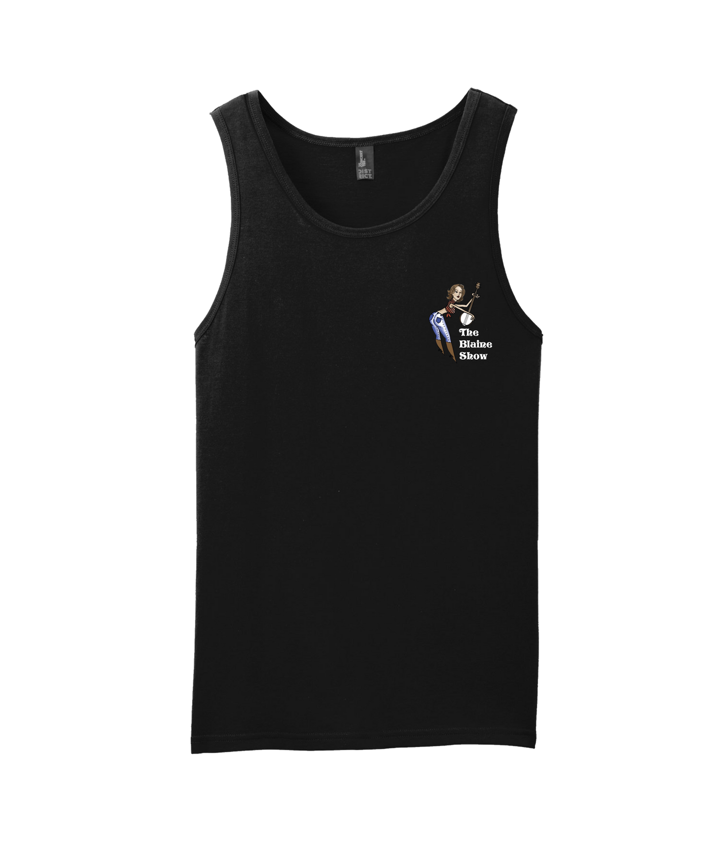 V-BLSSTOP - BANJO - Black Tank Top