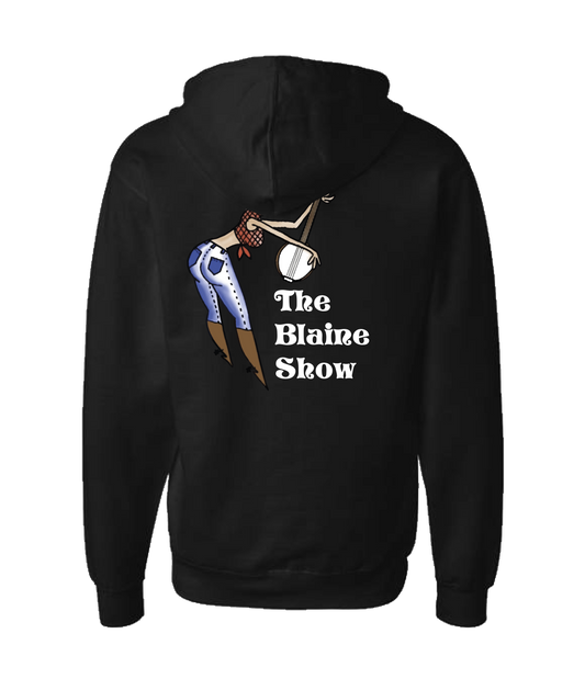 Blaine Show Store - BANJO - Black Zip Up Hoodie