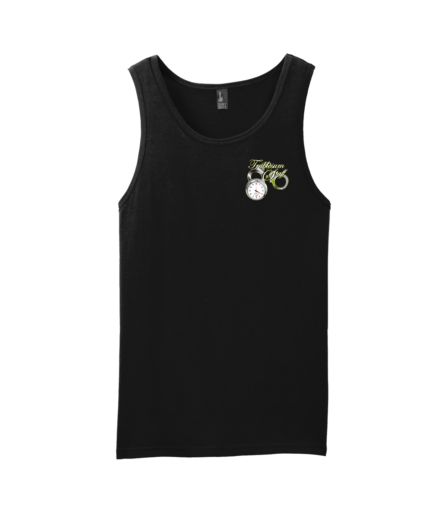 Black Label 1/2 - Trublesum Staff - Black Tank Top