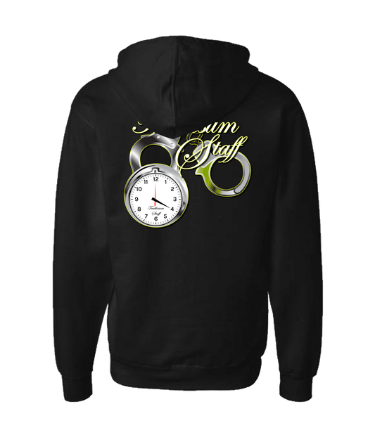 Black Label 1/2 - Trublesum Staff - Black Zip Up Hoodie