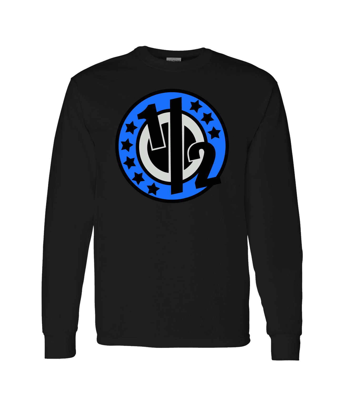 Black Label 1/2 - Half - Black Long Sleeve T