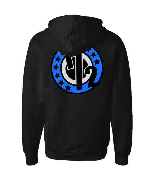 Black Label 1/2 - Half - Black Zip Up Hoodie