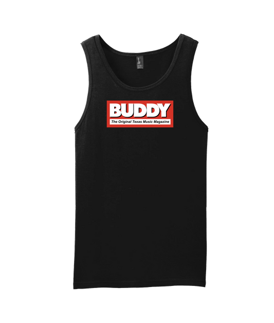 Buddy Magazine - Buddy Logo (red) - Black Tank Top