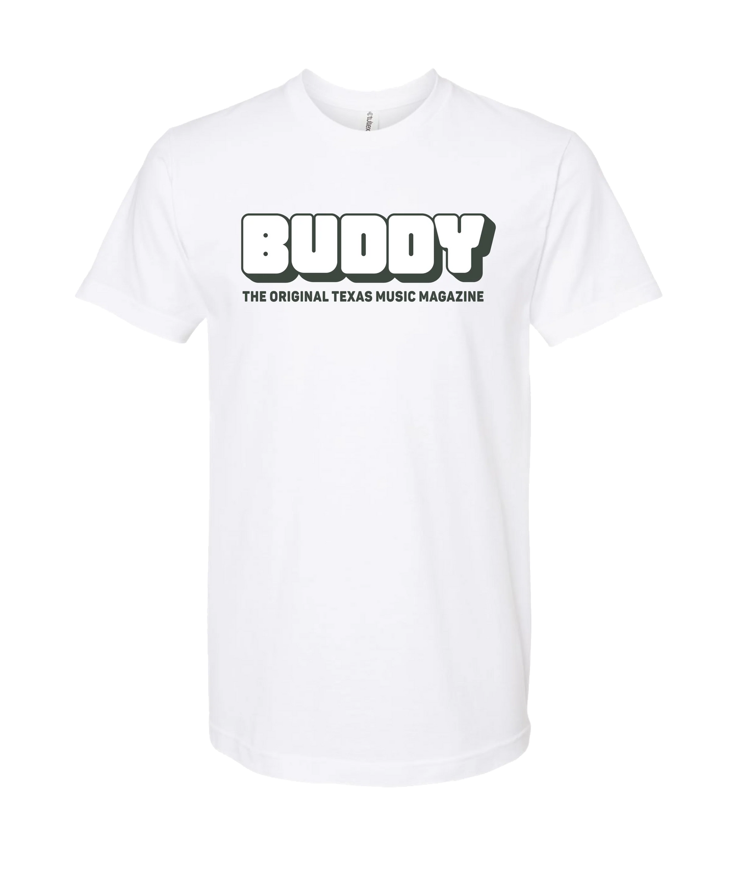 Buddy Magazine - 73 Logo - White T-Shirt