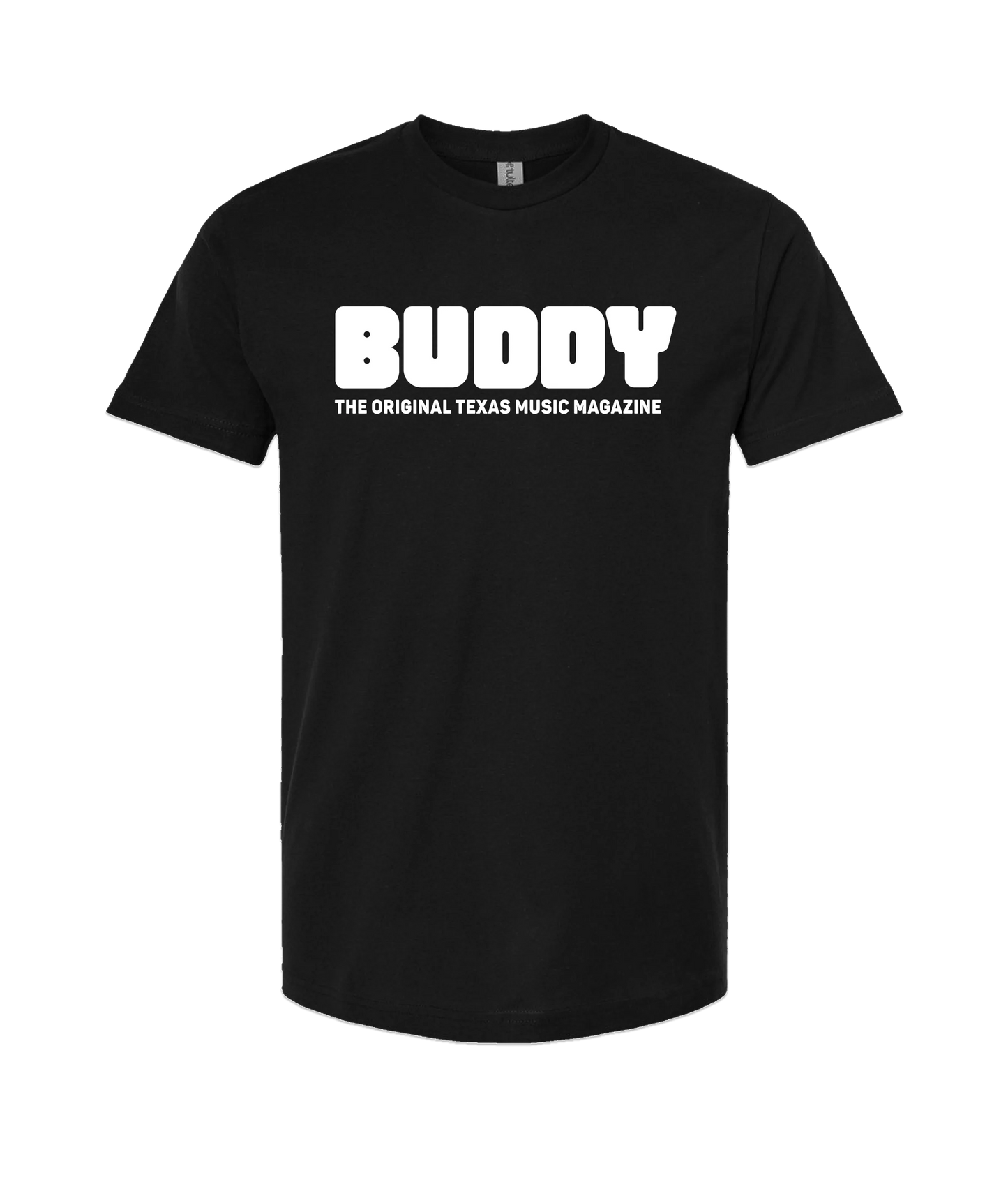 Buddy Magazine - 73 Logo Flat - Black T-Shirt