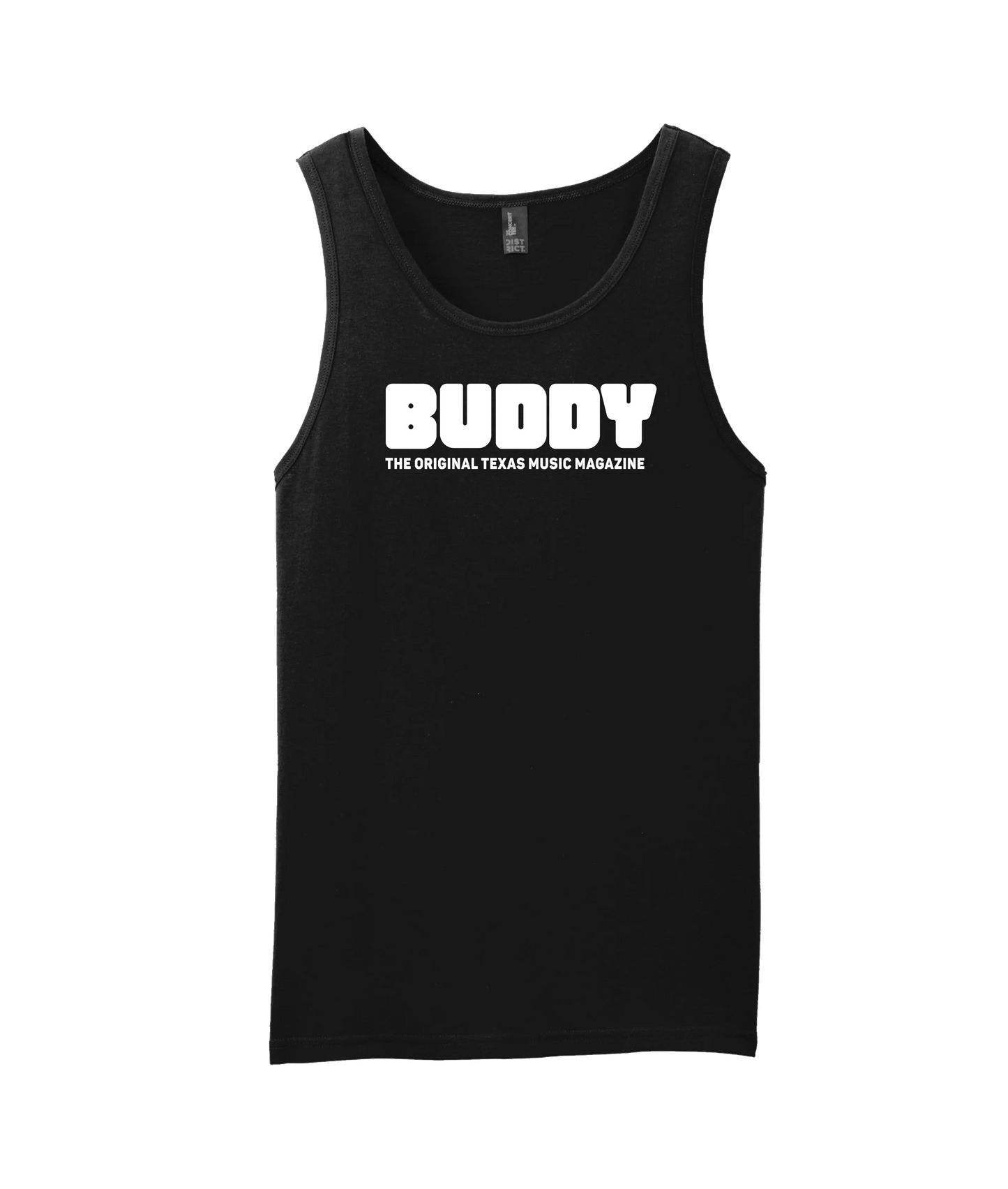 Buddy Magazine - 73 Logo Flat - Black Tank Top